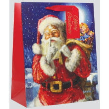 Gift Bag Traditional Santa Large