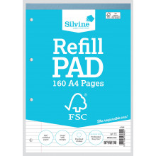 FSC A4 Refill Pad Feint/Margin 160 Pages