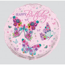 Foil Balloon Birthday Butterfly