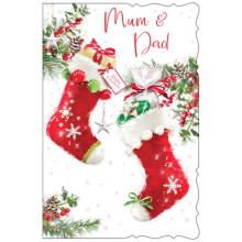 Son & Dtr-In-Law Trad 75 Xmas Card