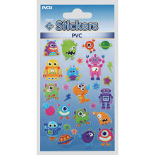 PVC Stickers Aliens PVC12