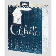 Gift Bag Midnight Celebrate Medium