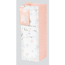 Bottle Bag Winter Pastels