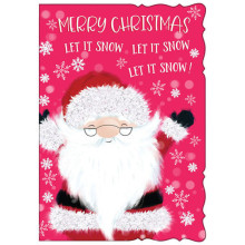 Granddaughter Juvenile 50 Xmas Card