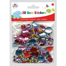 3D Gem Stickers Assorted