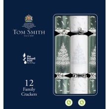 12x31cm Silver & White Crackers