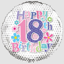 Foil Balloon Age 18 Female