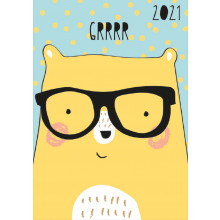 D0501 A6 Chunky Diary Puppy + Kitten