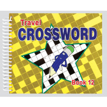 Travel Crossword Book 180 Pages 4 Asstd