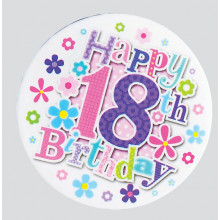 Age 18 Mix 55mm Small Badges
