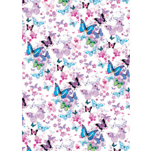 Flat Gift Wrap Butterflies GW2548