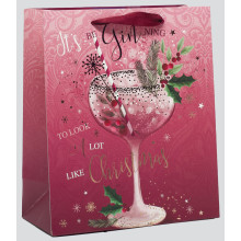 Gift Bag Winter Berries Medium