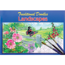 Traditional Doodles Book A4 4 Asst 48pg