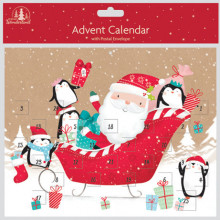 Cute Santa Advent Calendar