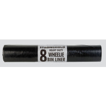 Heavy Duty Wheelie Bin Liners Roll 8