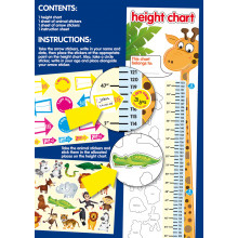 Height Chart with Stickers