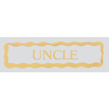 Stickers Gold Uncle