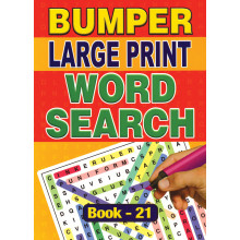 A4 Bumper Large Print Word Search 2 Asst