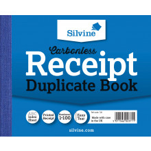 Silvine Carbonless Dupl. Receipt Book