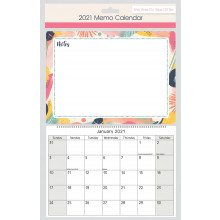 D0807 Memo Midi Calendar + Pen
