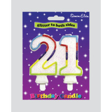 Simon Elvin Age 21 Milestone Candle