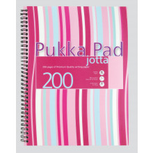 Pink/Blue A4 Pukka Jotta Notebook 200pgs