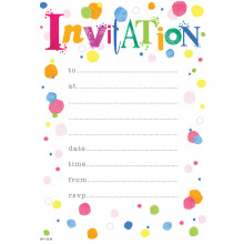 Invitation Pads Spots 20s HP115