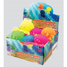 Squeezy Puffer Octopus Assorted