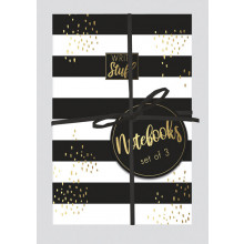 Tropical Noire 3 Notebooks Asst