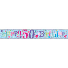2.5m Party Banner Age 50 Female
