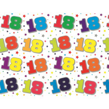 Flat Gift Wrap 18th GW2607