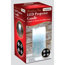 Snowflake LED Projector Candle