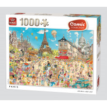 1000pc Comic Puzzle Paris