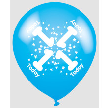 LB102A Balloons 1 Today Blue