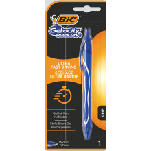 Bic Gel-ocity Quick Dry Pen Blue