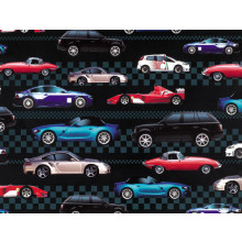 Flat Gift Wrap Cars GW2623