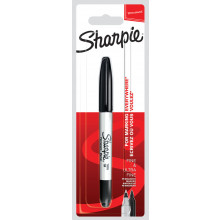 Sharpie Marker Pen Twin Tip Fine Black