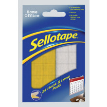 Sellotape Hook'N'Loop Permanent Pads