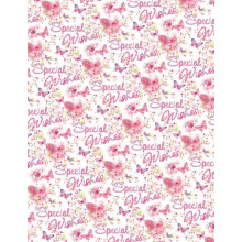 Flat Gift Wrap Fem Special Wishes GW2619