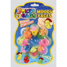 Moody Faces Pack 9 Carded