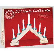 LED Pine Candle Bridge