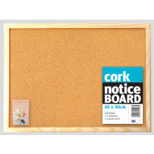 Cork Notice Board 40x30cm