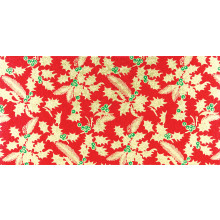 Xmas Log Card 20x10cm Individual Wrap