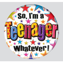 Teenager 150mm Large Badge
