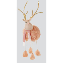 52cm Wobbly Reindeer LED Antlers