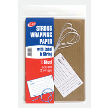 Brown Paper & String + Label