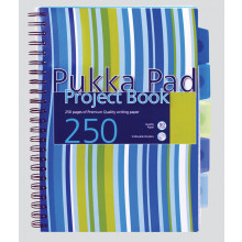 Pink/Blue A4 Pukka Project Books 250pgs