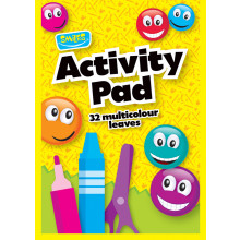 Smiles A4 Activity Pad Multi Col'd Pages