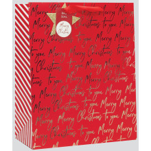 Gift Bag Christmas Script Large