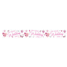 2.5m Party Banner Your Wedding Day